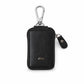 Leather Car Key Case Holder Pouch For Smart Remote With Zip And Clip (1 Pc)