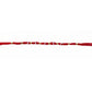 Handmade Red Bracelet Rakhi With White Beads (1 Pc)