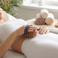 Handheld Wooden Anti Cellulite Body Massager Brush With Strap (1 Pc)