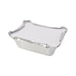 Disposable Aluminium Food Containers With Lids  250 Ml Capacity (Pack Of 25)