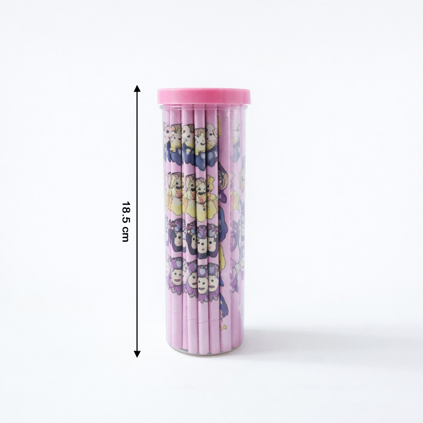 Cartoon Printed Wooden Pencil Set (50 Pc Pack)