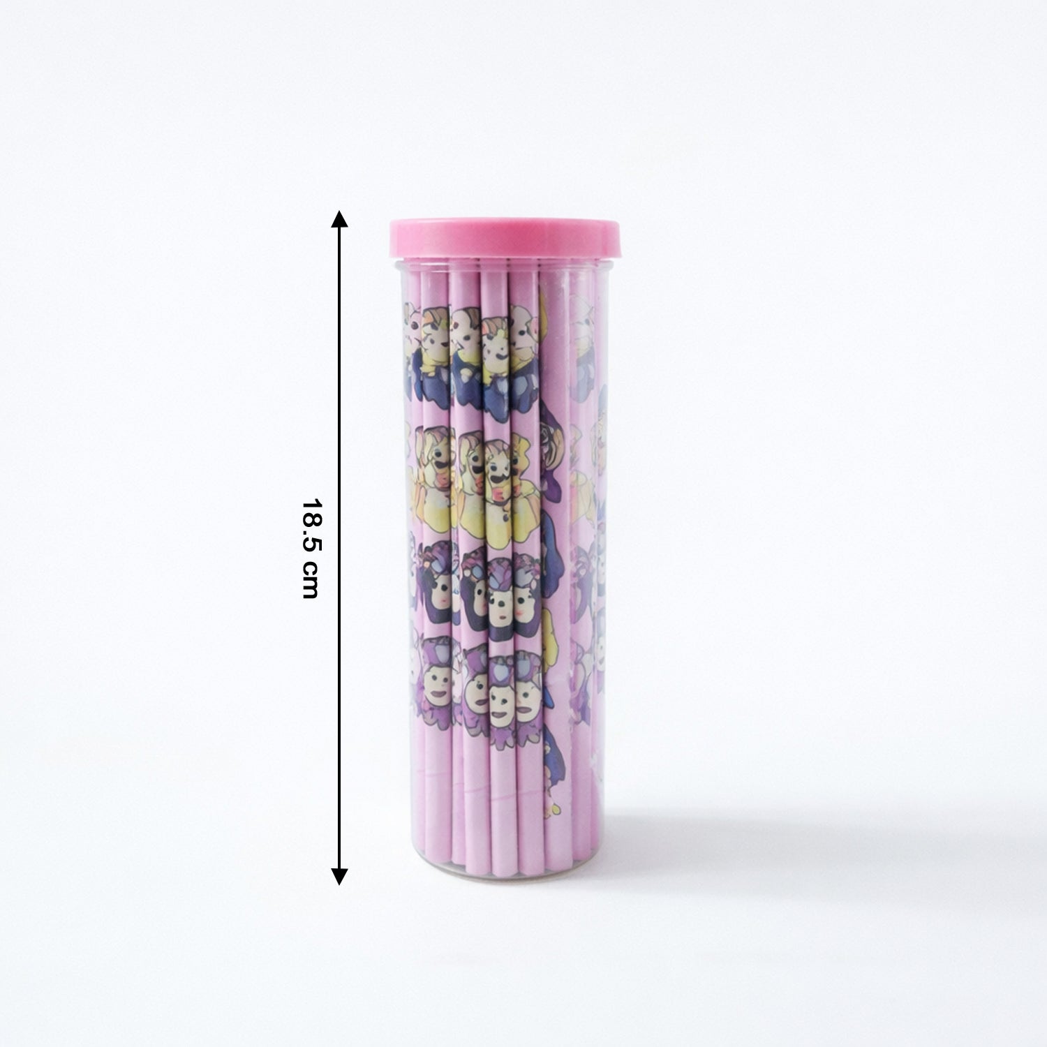 Cartoon Printed Wooden Pencil Set (50 Pc Pack)