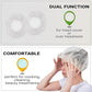 6639 Disposable Shower Caps For Women Larger Thicker Waterproof And Individually Wrapped Plastic Elastic Hair Bath Caps For Hotel And Spa Hair Salon Home Use Portable Travel (Pack Of 12)