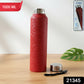 Red Alpha Pro Classic Stainless Steel Water Bottle 1000 Ml Red Color