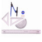 8 In 1 Geometry Stationery Set With Compass Rulers And Drawing Tools Kit (1 Set)