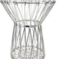 3040 Multipurpose Fruit Basket Stainless Steel Wire Bowl Foldable Basket For Vegetable  Fruits  Dining
