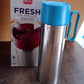 Stainless Steel Fresh Oil Pourer Bottle With Flip Lid And Handle Approx 1000ml (1 Pc)