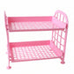 2 Layer Small Plastic Rack Multipurpose Storage Organizer Shelf Kitchen (1 Pc)