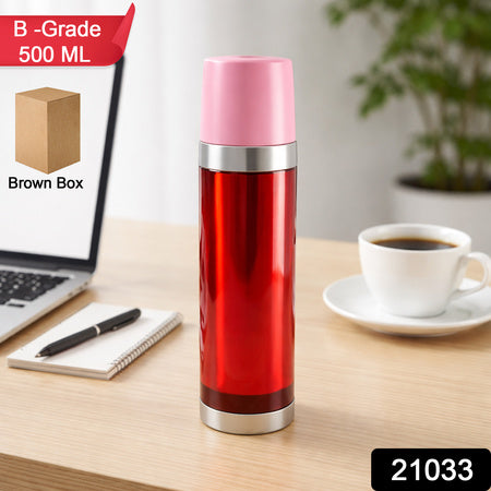 B-grade Stainless-steel Vacuum Insulated Flask Bottle (500ml 1 Pc)