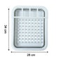 Foldable Plastic Dish Drying Rack (1 Pc)