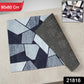 modern geometric design floor mat for entrance