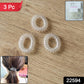 clear coil hair bands