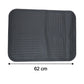Heavy Duty Anti-slip Rubber Car Foot Mat Set (4 Pc)