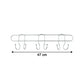 metal coat hook rack