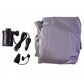 Portable Car Air Mattress Bed Set With Pump  Pillows Inflatable (Grey)