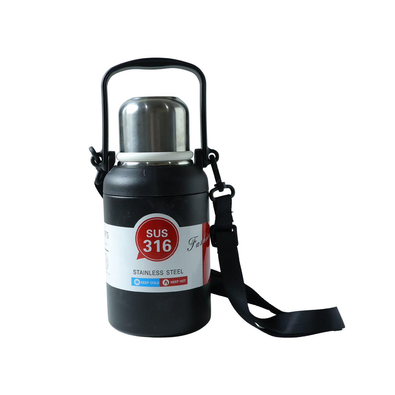 Premium Vacuum Insulated Stainless Steel Bottle Cup With Handle (900ml Approx)