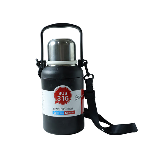 Premium Vacuum Insulated Stainless Steel Bottle Cup With Handle (900ml Approx)
