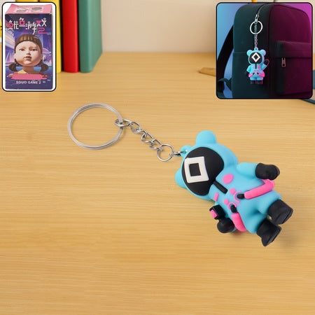 Cute Character-themed Soft Silicone Keychain (Mix Desgin  1 Pc)