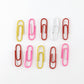 Vinyl-coated Paper Clips - (10 Pc  Set)