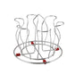 2134 Stainless Steel Glass Holder Glass Hanging Organizer For Kitchen Bars Pubs