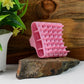 Scalp Massager Shampoo Brush Soft Silicone Hair Washing Comb With Handle