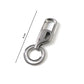 Premium Heavy Duty Push Lock Metal Keychain With Dual Ring (1 Pc)