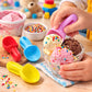 Plastic Ice Cream Scoop Set (4 Pc)