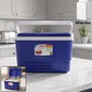Portable Insulated Ice Cooler Box With Carry Handle (1 Pc Blue  6ltr)