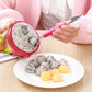 7031 Multifunctional Stainless Steel Fruit Vegetable Pattern Carving Knife Peeler Corer Spherical Dig Ball Scoop Garnishing Dig Ball Spoon Kit.