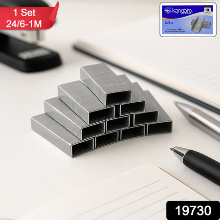 Kangaro 246-1m High-quality Staples  Durable Steel Pins