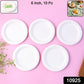Freshee 6 Inch Round Compostable Bagasse Plate (10 Pcs Pack)