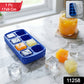 Multipurpose Square Ice Cube Tray With Lid (1 Pc 17x9 Cm 8 Grid)
