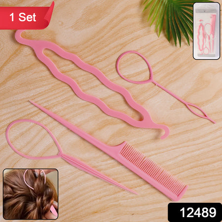 Multi-purpose Hair Styling  Braiding Tool Set