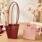 Stylish Foldable Flower Packaging Bag With Handle For Bouquet And Gifting (1 Pc)