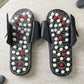 Acupressure Foot Massage Slippers Reflexology Massager Sandal Size 7 (1 Pair)