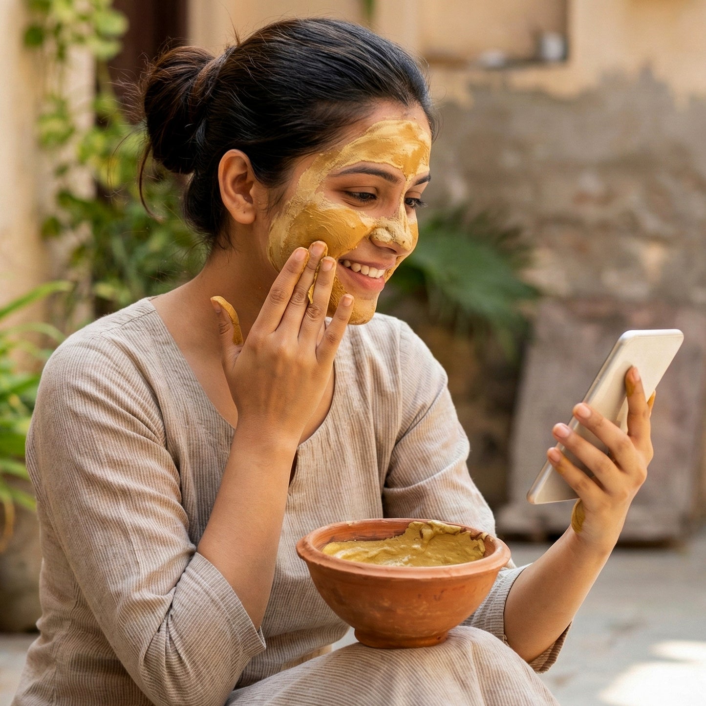 Herbal Multani Mitti  Rose Based Face Pack  80 Gm