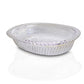 2090 Multipurpose Royal Design Oval Silver Gift Tray