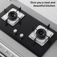 Aluminum Gas Stove Burner Protector Covers (10 Pc  23x23 Cm)