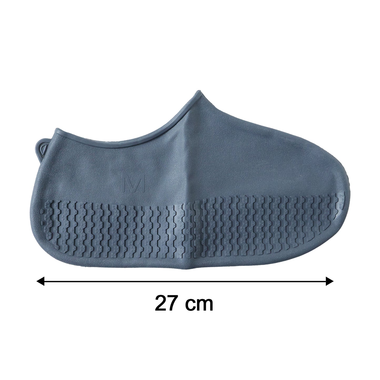 Waterproof Silicone Shoe Cover Grey Color (1 Pair Medium Size)