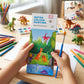 Kids Water Colour Painting Book With Brush (1 Set 12 Pages)