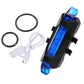 1617 Rechargeable Bicycle Front Waterproof Led Light (Blue)