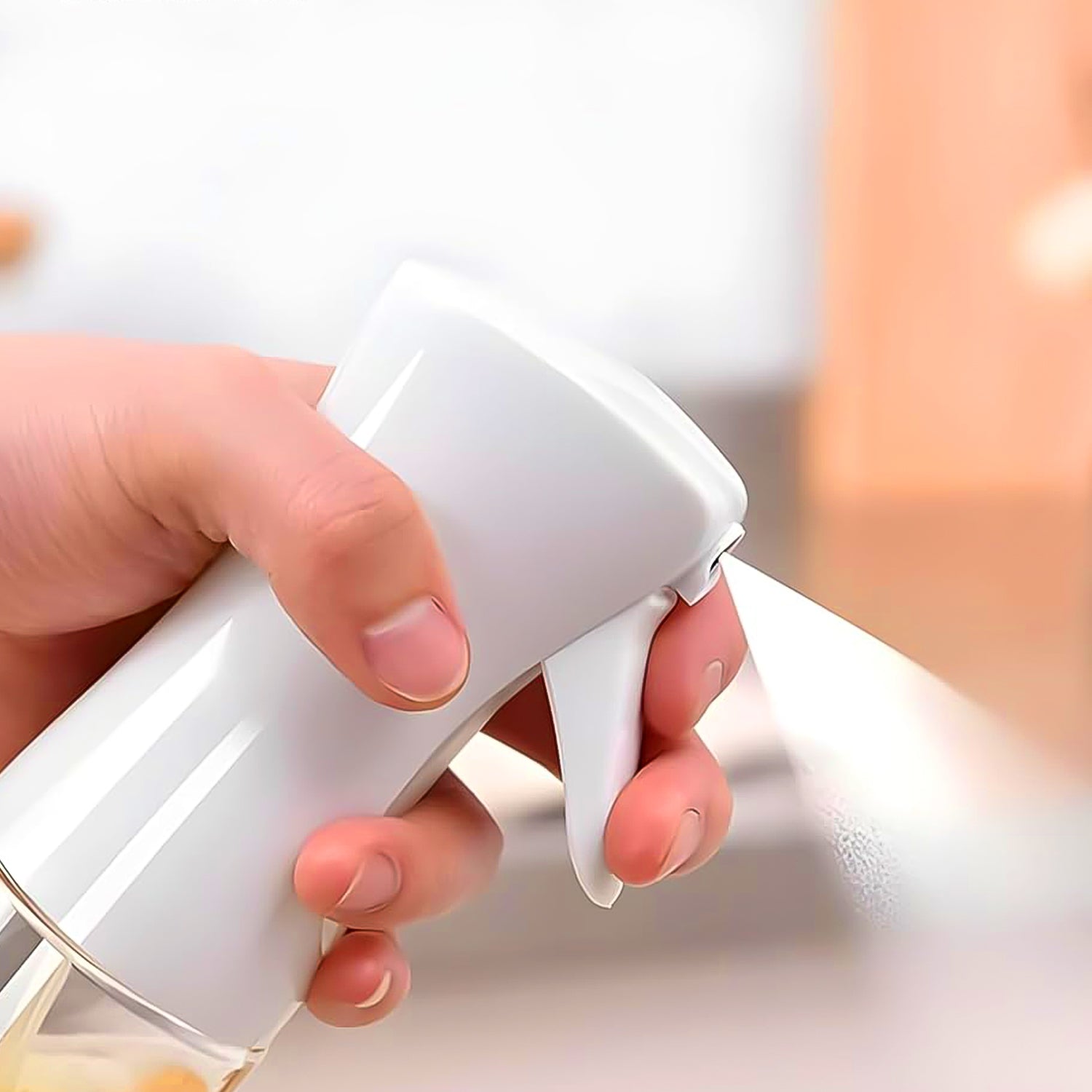 Plastic Oil Spray Bottle - Versatile Kitchen Gadgets (250 Ml Approx  With White Box)