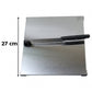 Stainless Steel 2 In 1 Cutting And Chopping Board With Built In Knife (1 Set)