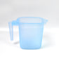 Plastic Square Transparent  Bath Water Mug (1 Pc  1000 Ml  Mix Color)