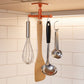 Orange 360 Rotating Wall Mounted Kitchen Utensils Hook Stand (1 Pc)