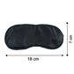 Soft Black Satin Sleeping Eye Mask For Night Rest Travel And Relaxation (1 Pc)