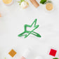 Metal Printed Star Shape Hair Clips (10 Pcs Set)
