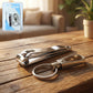 Stainless Steel Nail Clipper Set With Keychain Holder (2 Pc)