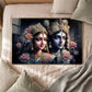 Premium Radha Krishna Royal Artistic Wall Frame (1 Pc 89x58 Cm)