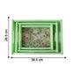 Supermom Floral Printed Multipurpose Serving Tray Set (3 Pc Set)